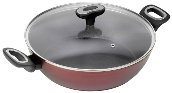 JATA TF924 2 4 l Rot Aluminium Keramik Gas Halogen Induktion Versiegelte Platte Schwarz Edelstahl
