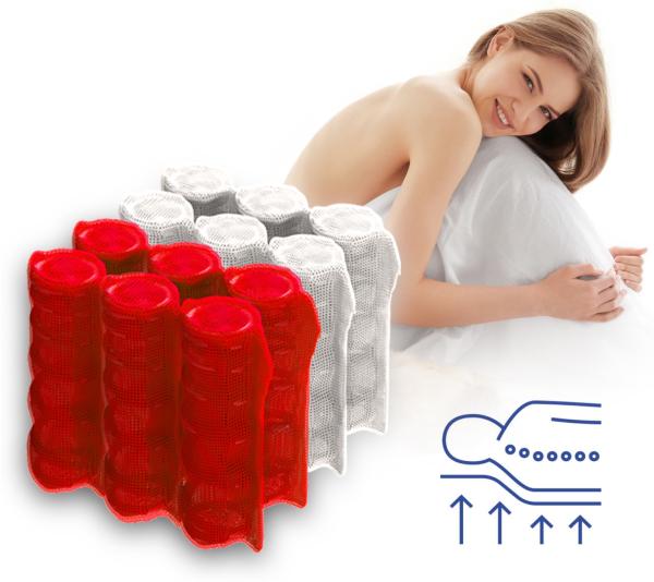 Matratze FORGIA 9 Zonen 180 x 200 LATEX Kokos H3 H4 Taschenfederkern 19cm Bild 5