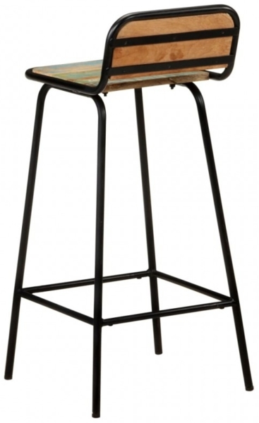 vidaXL Barstühle 2 Stk. Altholz Massiv 321954 Bild 4