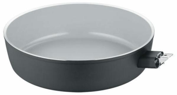 Berndes b. perfect Schmorpfanne, Pfanne, Induktionsgeeignet, Aluminium geschmiedet, Schwarz, Ø 24 cm, 0002573224