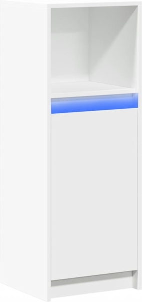 vidaXL LED-Sideboard Weiß 38x34x100 cm Holzwerkstoff 852166 Bild 2