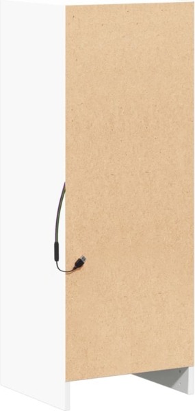 vidaXL LED-Sideboard Weiß 38x34x100 cm Holzwerkstoff 852166 Bild 7