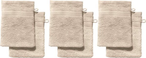 REDBEST Waschhandschuh Waschhandschuh "Chicago" 6er-Pack, Frottier (6-St), Walk-Frottier Uni Bild 2