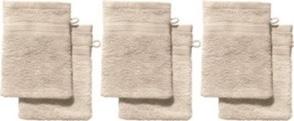 REDBEST Waschhandschuh Waschhandschuh "Chicago" 6er-Pack, Frottier (6-St), Walk-Frottier Uni Bild 4