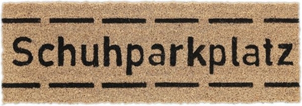 Kokos Fußmatte Schuhparkplatz schmal 10043445