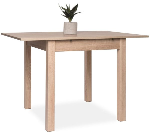 Newroom Esstisch Sonoma Eiche 80 cm, ausziehbar inkl. 40cm Tischplatte Sonoma Eiche Küchentisch Speiset... Bild 3