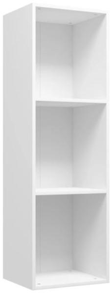 vidaXL Bücherregal/TV-Schrank Weiß 36x30x114 cm Holzwerkstoff 800135