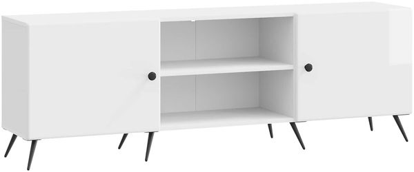 vidaXL TV-Schränk Hochglanz Weiß 150 x 31 x 50 cm Holzwerkstoff 895609