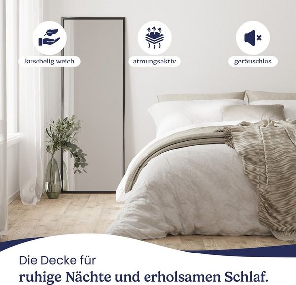 Gentle North Microfaserbettdecke 4 Jahreszeiten - Winter - Ganzjahresdecke - Sommerdecke, Füllung: Kunstfasern