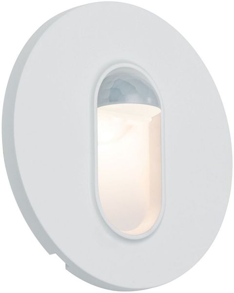 Paulmann No. 92925 Wandeinbauleuchte LED 2,7W rund Weiß mit Bewegungssensor