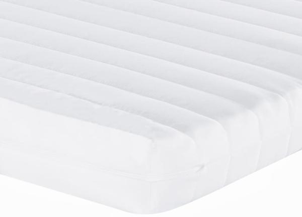 vidaXL Tagesbett Ausziehbar mit Matratzen Schwarz 80x200 cm Stoff 3197203 Bild 8