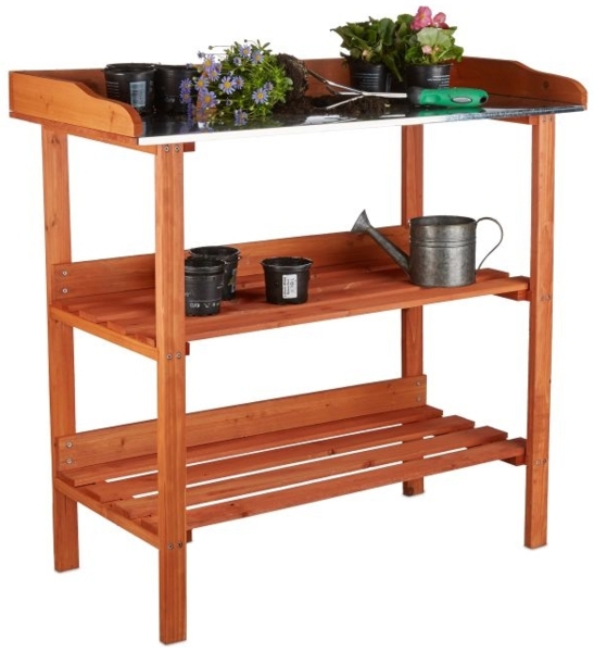 Pflanztisch mit Metallplatte 10020727