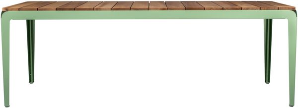 Bended Table Wood 220cm Blassgrün