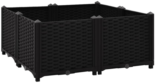 vidaXL Hochbeet 80x80x38 cm Polypropylen 316540