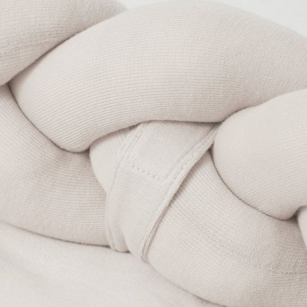 Nordic Coast Company Kuschelnest Bettnest Reisebett Cocoon Moseskorb Bettnest, 3in1: Bettschlange geflochten+Krabbeldecke+Babynest, TÜV getestet