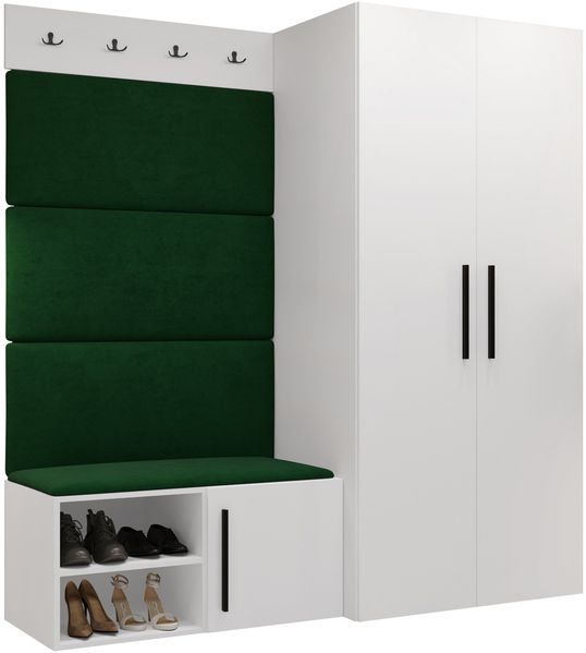 Garderoben-Set Mapreni I (Farbe: Weiß, Manila 35)