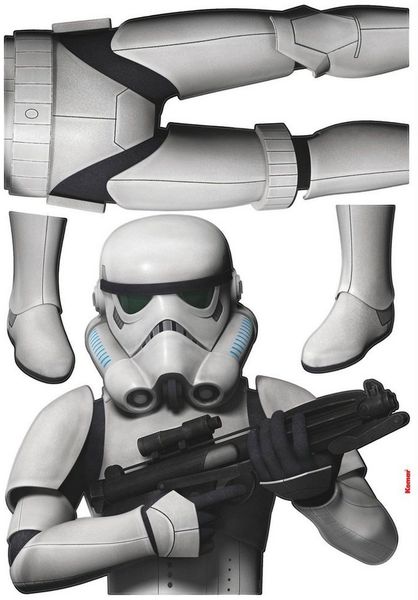 Komar Deco-Sticker Star Wars Stormtrooper