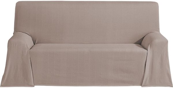 ECOMMERC3 Mehrzweck-Tagesdecke, Größe 130x180 cm, sowohl für Sofa als auch Bett, Mehrzweck-Tagesdecke, braun, dekorative Tagesdecke für Sofa, Bett, Sofaüberwurf, leicht und elegant