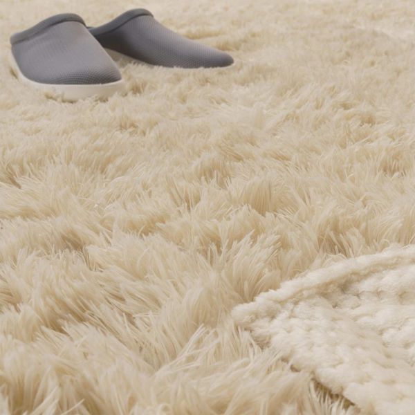 TT Home Teppich Diele, Esszimmer, Flur, Schlafzimmer, Wohnzimmer, Rechteckig, Höhe: 37 mm, Teppich Wohnzimmer Hochflor Langflor Weich Soft Modernes Einfarbiges D