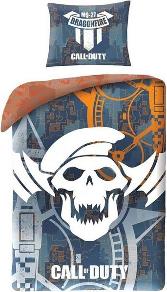 Halantex Jugendbettwäsche Halantex Bettwäsche Set Call of Duty Black Ops 140x200 cm + Rucksack