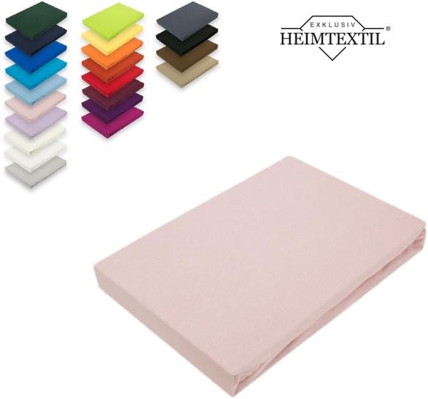 Jersey Spannbettlaken Premium Marke 140 - 160 x 200 cm Rosa