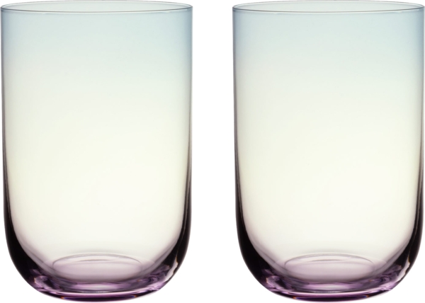 like. by Villeroy & Boch Like Glass Longdrinkbecher 385 ml 2er Set Pearl