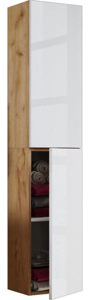 VCB11 Badschrank Badmöbel Wandschrank Badezimmer Bad Möbel Schrank weiß weiss