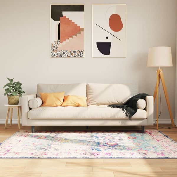 vidaXL Teppich Waschbar Mehrfarbig 120x180 cm 136599