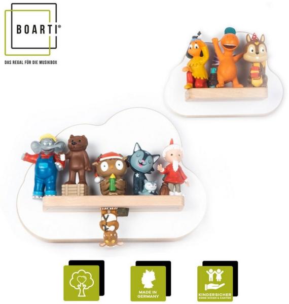 Boarti Tonie Regal 2er-Set Sammel-Wolken weiß