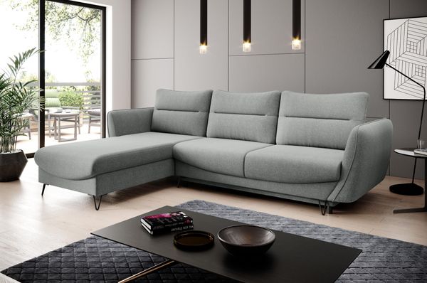Wohnideebilder Silva Grau Couchgarnitur CO-SIL-LT-04VER