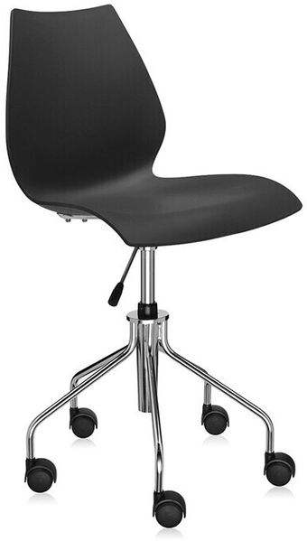 Kartell Maui Drehstuhl mit Gasfeder, Anthrazit