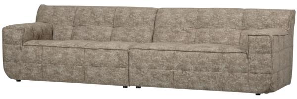 Sofa Timor aus Chenille-Stoff, Natur