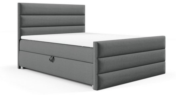 Best for Home Boxspringbett mit Bettkasten Trinity K1 Lux, inkl. 7 cm Topper (140x200 160x200 180x200 200x200 cm), Verschiedene Liefermöglichkeiten, TOP Preis-Leistungs-Verhältnis Bild 4
