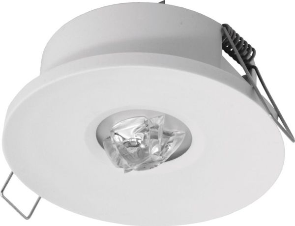 Sicherheitsleuchte AWEX AXP IP65/20 ECO LED 3W 330lm (opt. universal) 1h Einzelfunktion AT weiß AXPU/3W/ESE/AT/WH