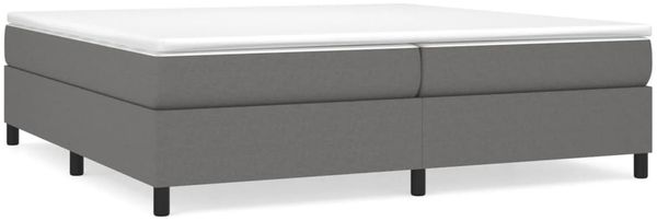 Boxspringbett Dunkelgrau 200x200 cm Stoff [3120887] Bild 2