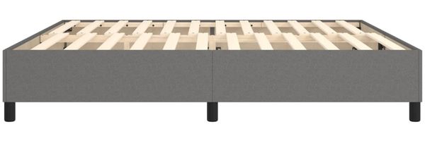 Boxspringbett Dunkelgrau 200x200 cm Stoff [3120887] Bild 6
