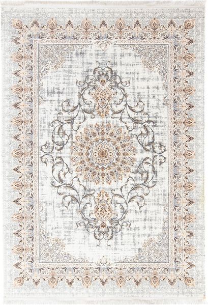 Orientalischer Webteppich - Saffron Sensations 400 x 100 cm - creme - läufer