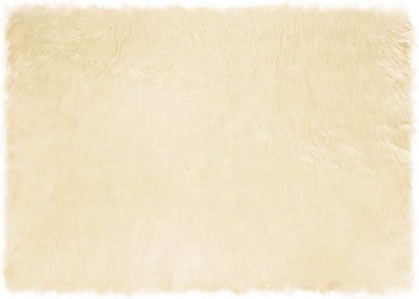 vidaXL Kunstschaffell Teppich Tafalla Creme 140 x 200 cm Polyester 42021505