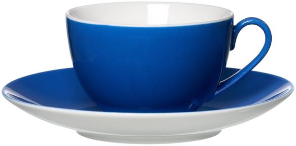 Ritzenhoff & Breker DOPPIO Kaffeetasse mit Untertasse 200 ml indigo blau