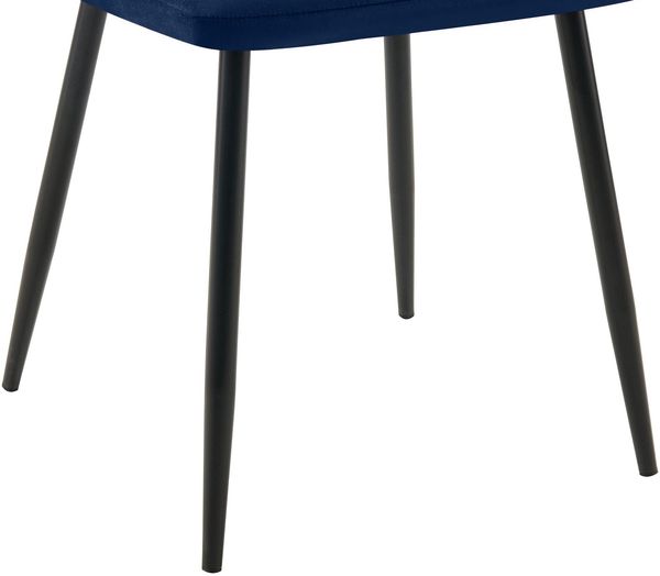 Esszimmerstuhl Tilde 2 Esszimmerstühle blau Samt Bild 6