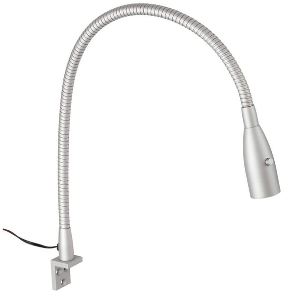 SO-TECH® LED Leselampe Leseleuchte URIEL 12 VDC / 1 W 3000 K chrom matt miniAMP, LED fest integriert, Warmweiß