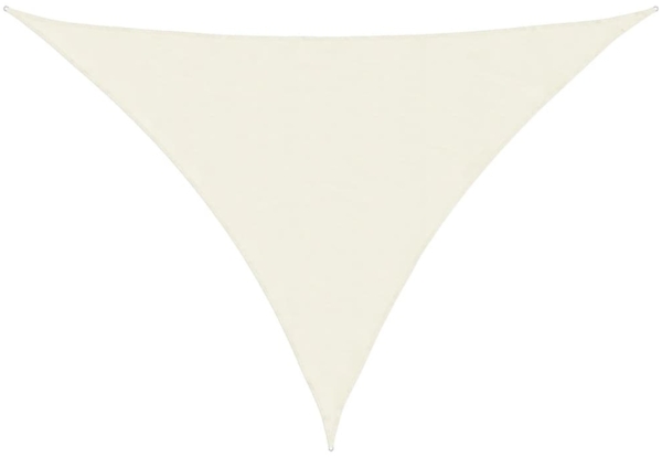 vidaXL Sonnensegel Oxford-Gewebe Dreieckig 5x7x7 m Creme 135237