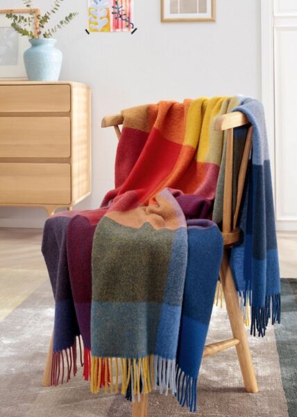 Plaid Cashmere-Plaid, Biederlack, Plaid Soft Impression, Biederlack, im Doubleface-Look, Kuscheldecke