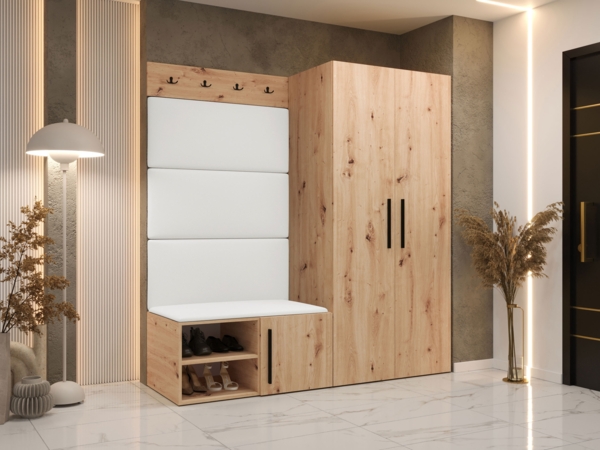 Garderoben-Set Mapreni I (Farbe: Artisan Eiche, Soft 017)