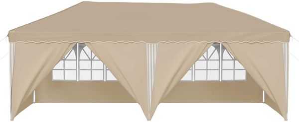 vidaXL Pop-up Partyzelt 575 x 288 x 245 cm Creme 42019801 Bild 6