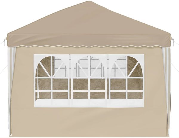 vidaXL Pop-up Partyzelt 575 x 288 x 245 cm Creme 42019801 Bild 7