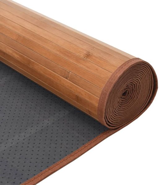 vidaXL Teppich Rechteckig Natur 60x300 cm Bambus 376841 Bild 5