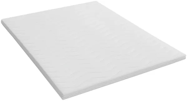 Vente-unique 'KORAGA von YSMÉE' Matratzenauflage, 160x200 cm, Schaumstoff, Abnehmbarer Bezug, Bambus, Höhe 5 cm