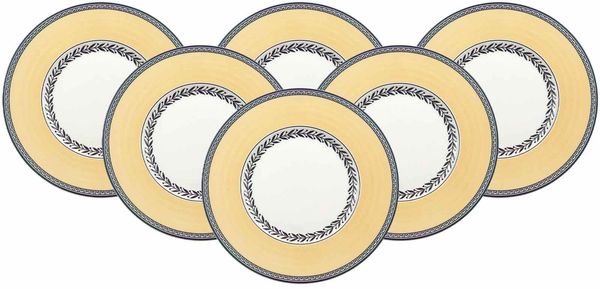 Villeroy & Boch Audun Fleur Brotteller ø 16 cm 6er Set