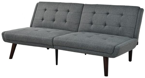i@home Schlafsofa 2-Sitzer mit 5-fach verstellbarer Rückenlehne, Klappbares Sofa-Bett 157 cm, modernes Loveseat für kleine Räume, Gästezimmer